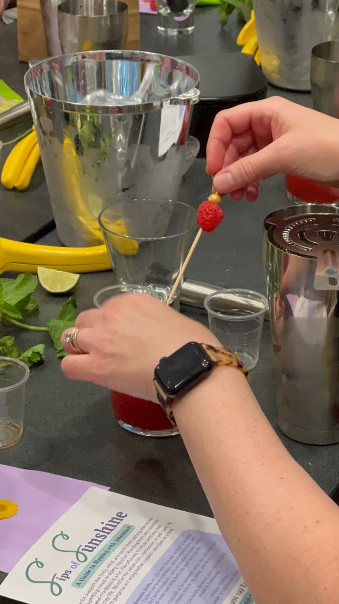Holiday Herbal Mocktails Workshop Photo