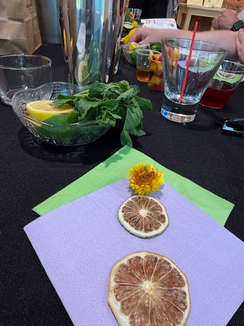 Holiday Herbal Mocktails Workshop Photo