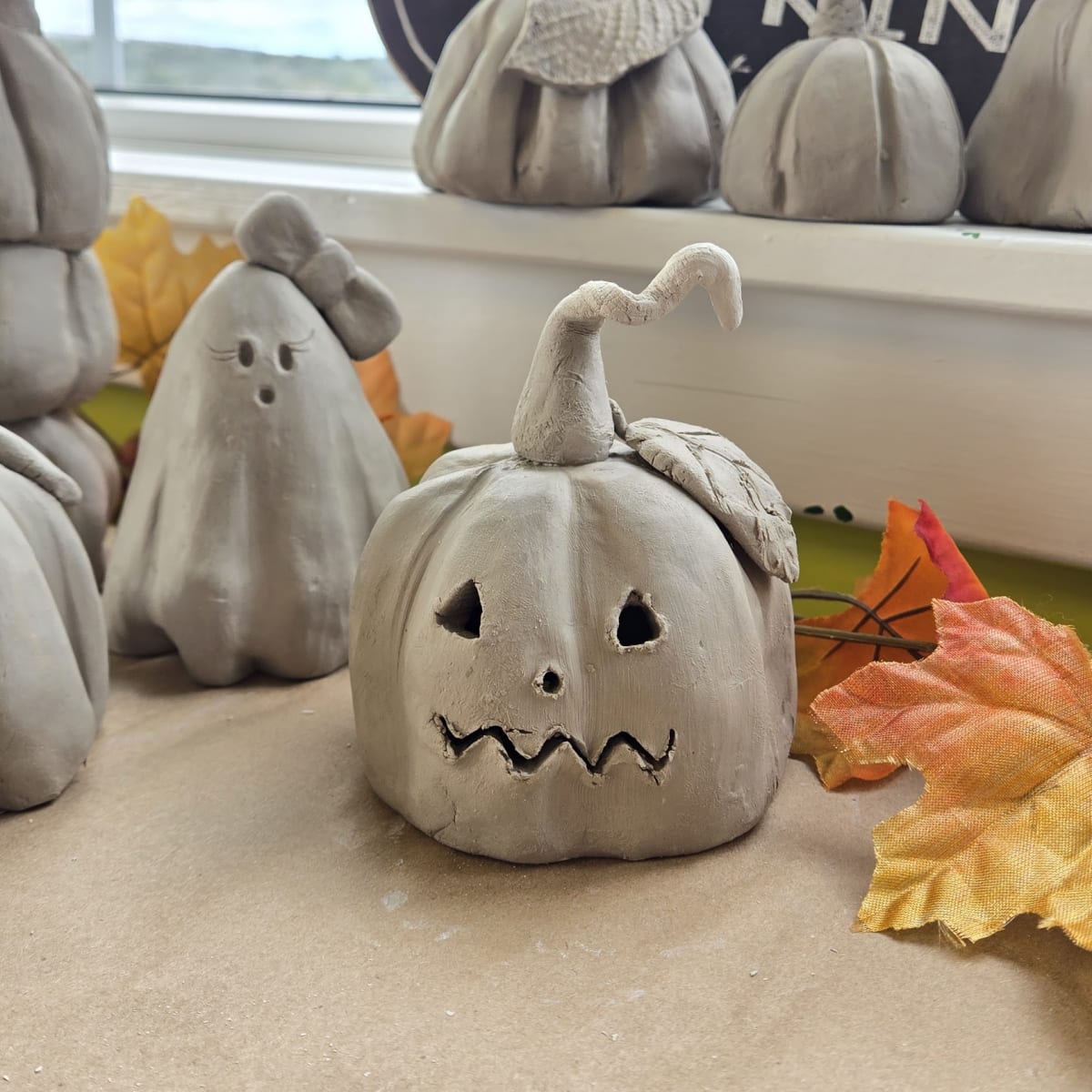 Clay Pumpkins Photo