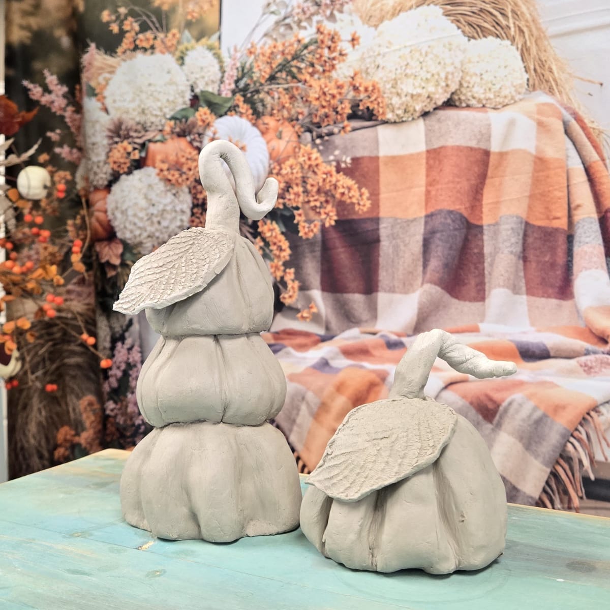 Clay Pumpkins Photo