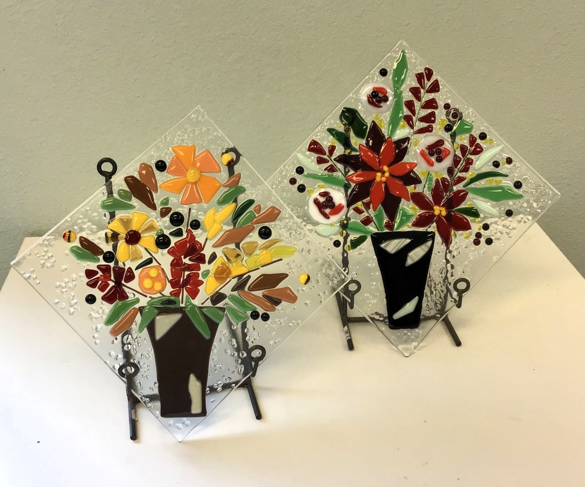 Fused Glass Workshop: Floral Bouquet Photo