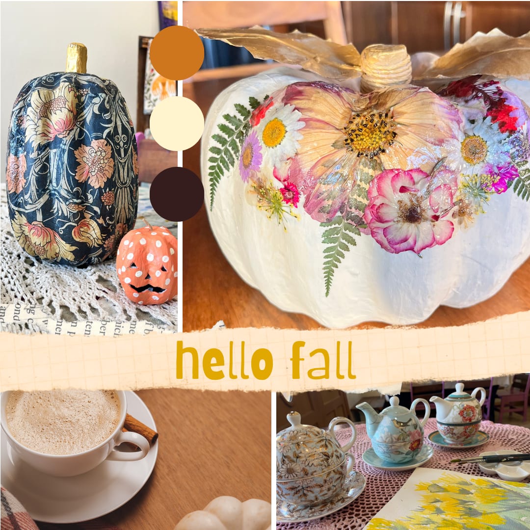 FALL PUMPKIN OR SUGAR SKULL WITH RABBITBRUSH STUDIO Photo