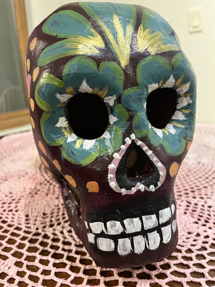 FALL PUMPKIN OR SUGAR SKULL WITH RABBITBRUSH STUDIO Photo