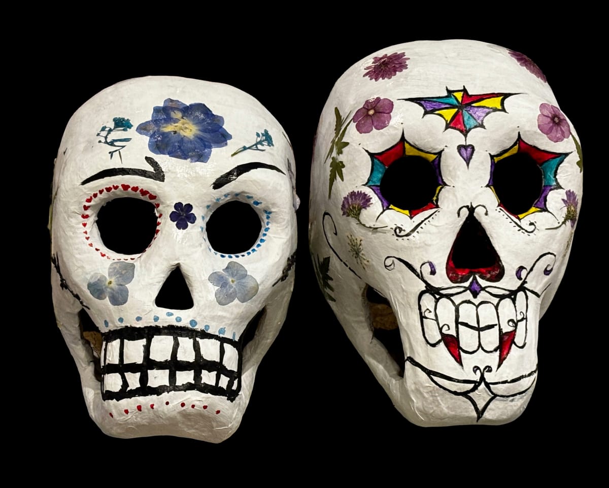 FALL PUMPKIN OR SUGAR SKULL WITH RABBITBRUSH STUDIO Photo