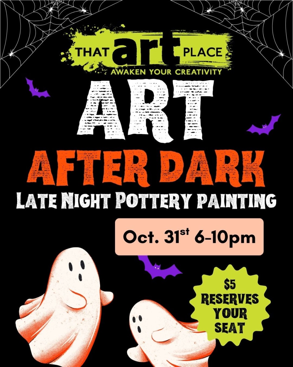 Art After Dark: Halloween Pottery Painting Photo