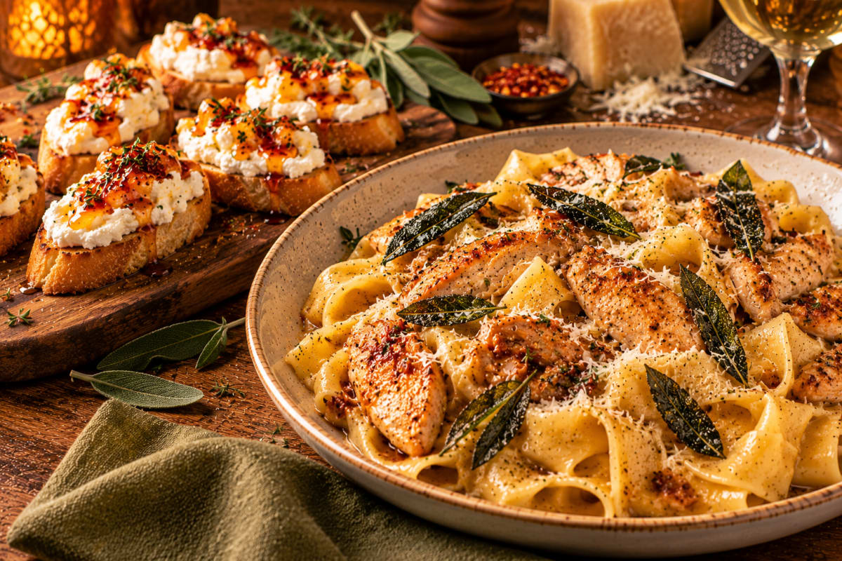 Pasta Galore from Scratch: Fall Edition (BYO Wine or Beer) $79.99 per person Photo