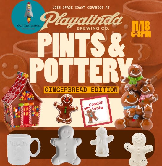 Pints & Pottery Gingerbread Edition! Photo