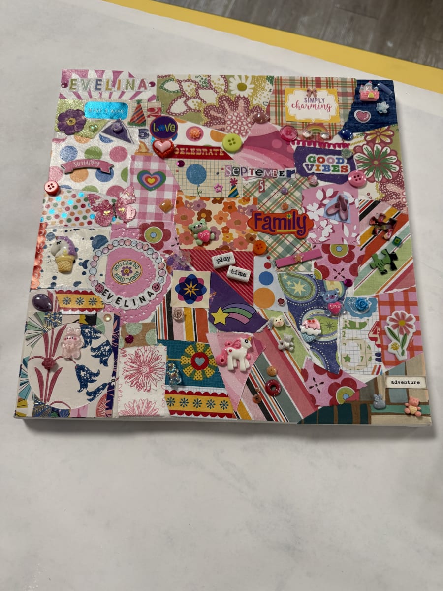 All About Me! Collage Board Workshop Photo