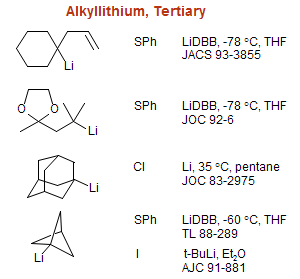Organolithium Reagents