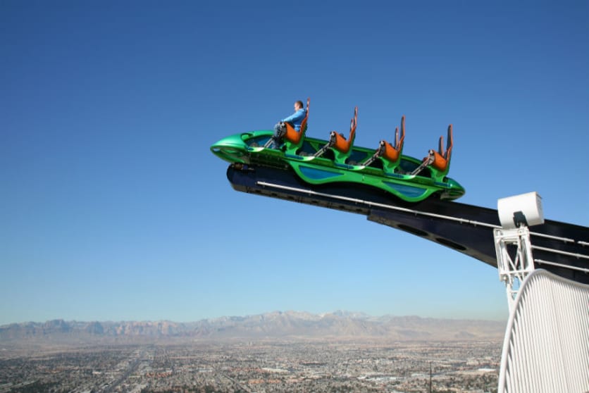 HD] FULL Stratosphere Tower Tour - 4 Rides - Highest Thrill Rides in the  World - Las Vegas 