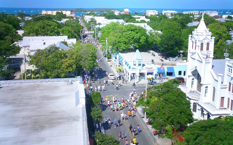 populated city in key west