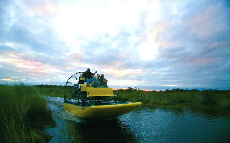 Airboat ride at the Everglades