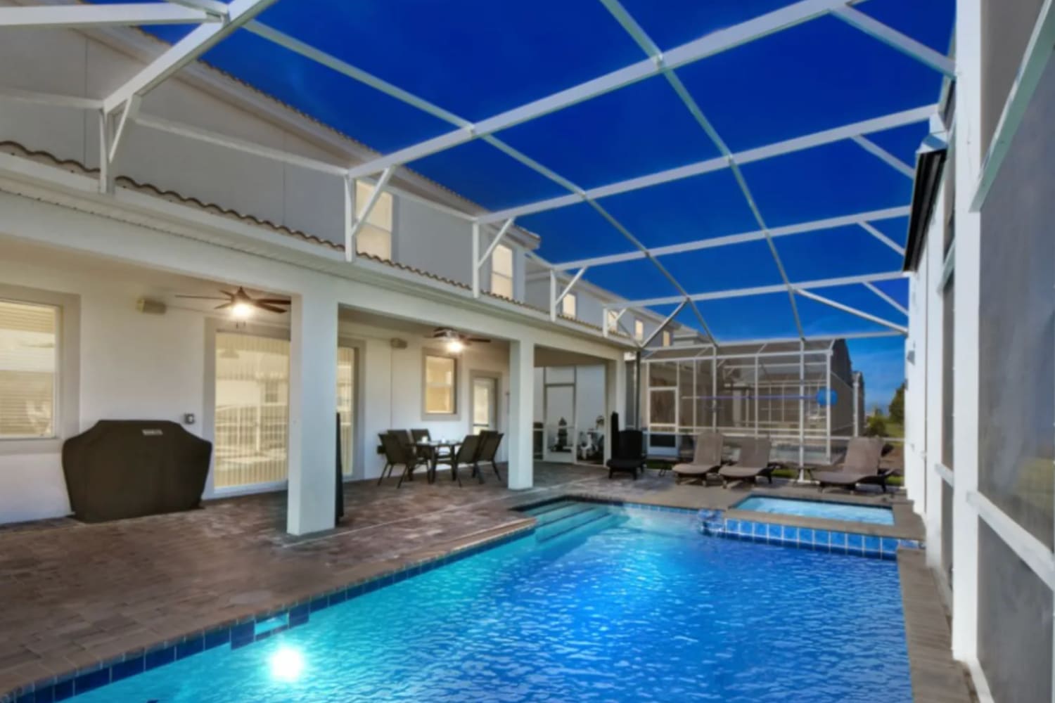 A private vila swimming pool in ChampionsGate, Florida