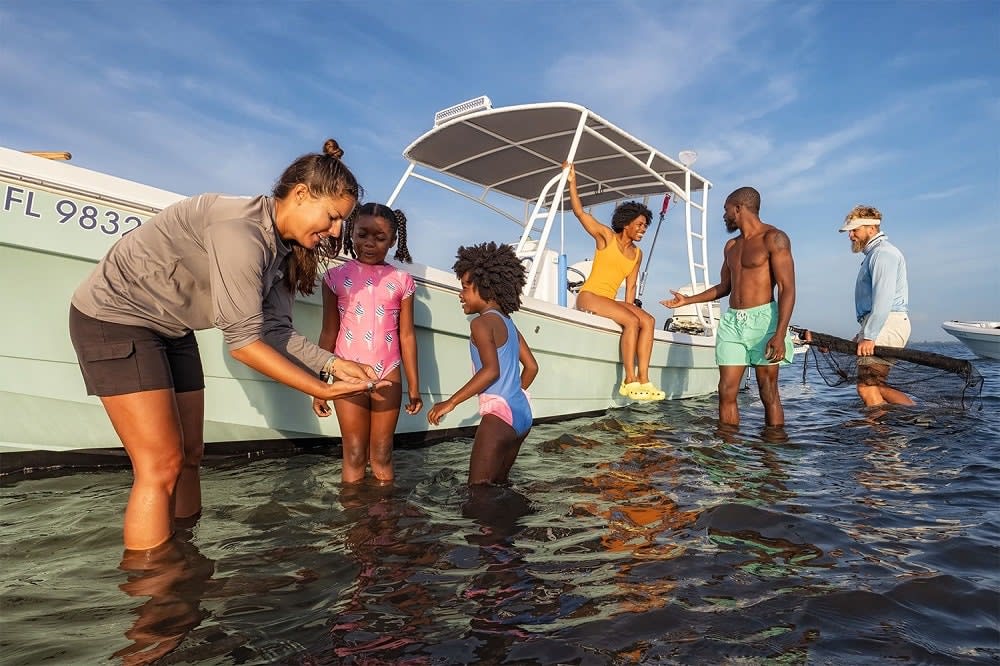 Eco-tourism boat ride in Sanibel Island Florida