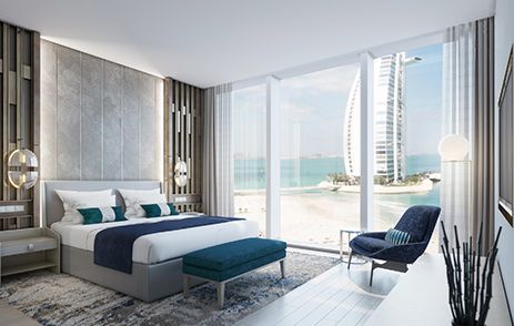 Renovated Jumeirah Beach Suite, North Wing with views of Burj Al Arab