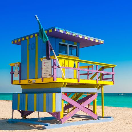 Lifeguard Tower on Miami Beach