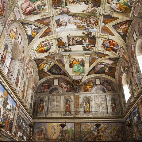 Inside the Sistine Chapel