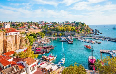 Old Town Kaleici in Antalya, Turkey