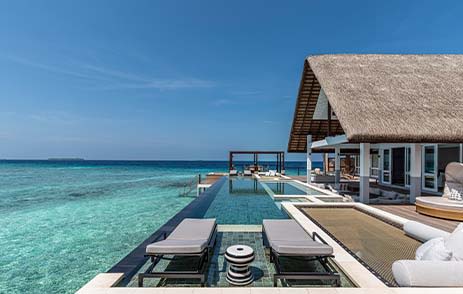 Overwater villa at Four Seasons Resort Maldives at Landa Giraavaru