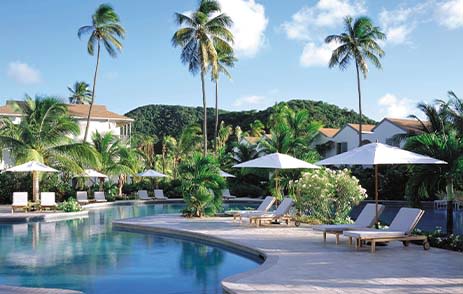 The pool at Carlisle Bay, Antigua