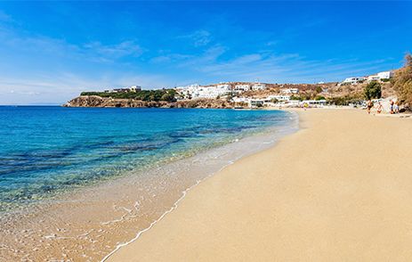 Mykonos' Greece beach