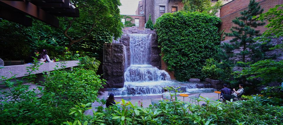 Greenacre Park Waterfall