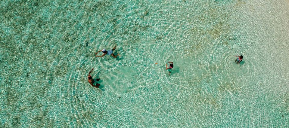 Crystal-clear waters