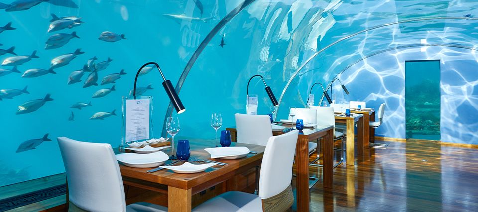 Ithaa Undersea Restaurant at Conrad Maldives Rangali Island