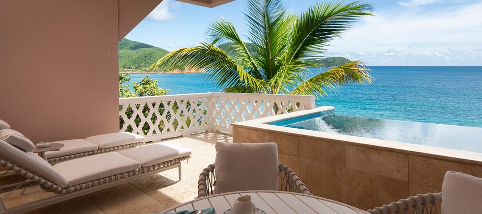 The Cliff Suite at Curtain Bluff