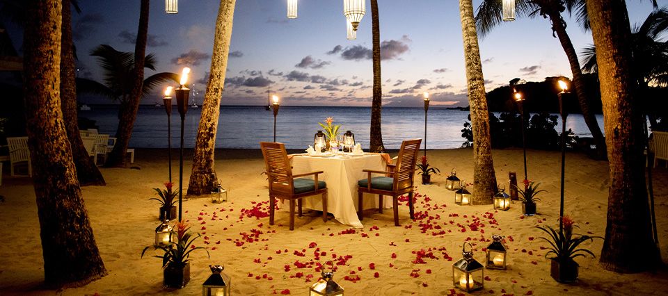 Dinner on the beach