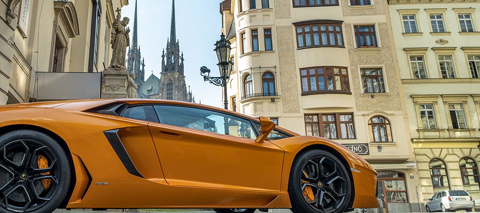 A supercar in Verona 