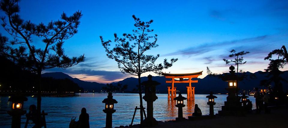 Views of the Itsukushima Shrine