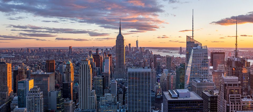 New York City at Sunset