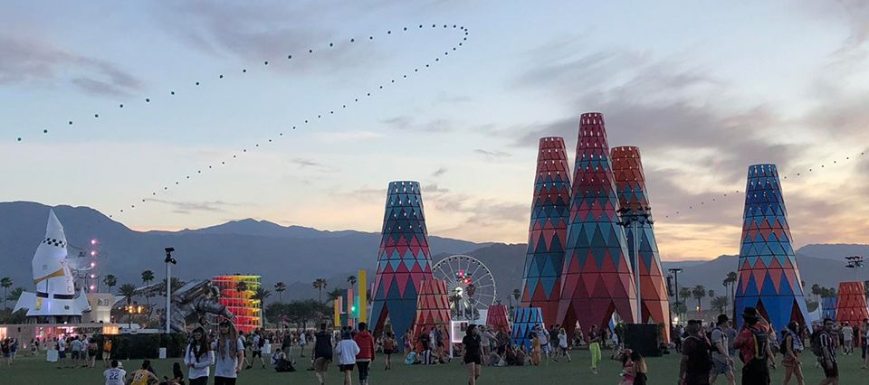 Art installation at Coachella. Image credit: Visit Palm Springs 