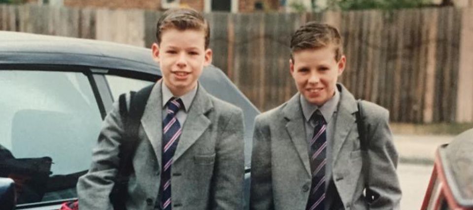 Daniel and David during their Brentwood School days