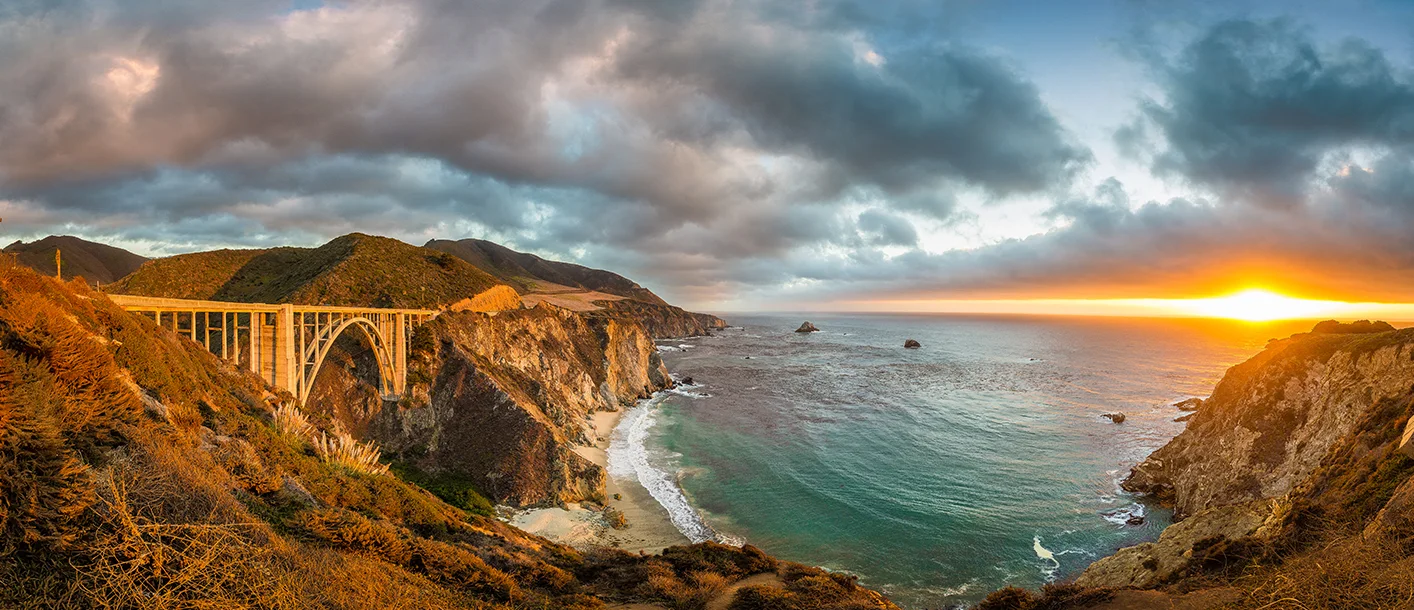Coastal road in Big Sur