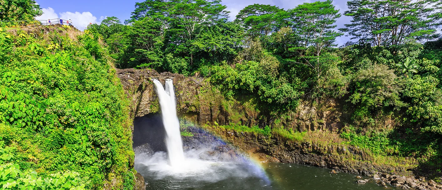 Rainbow Falls in Hilo, Hawaii
