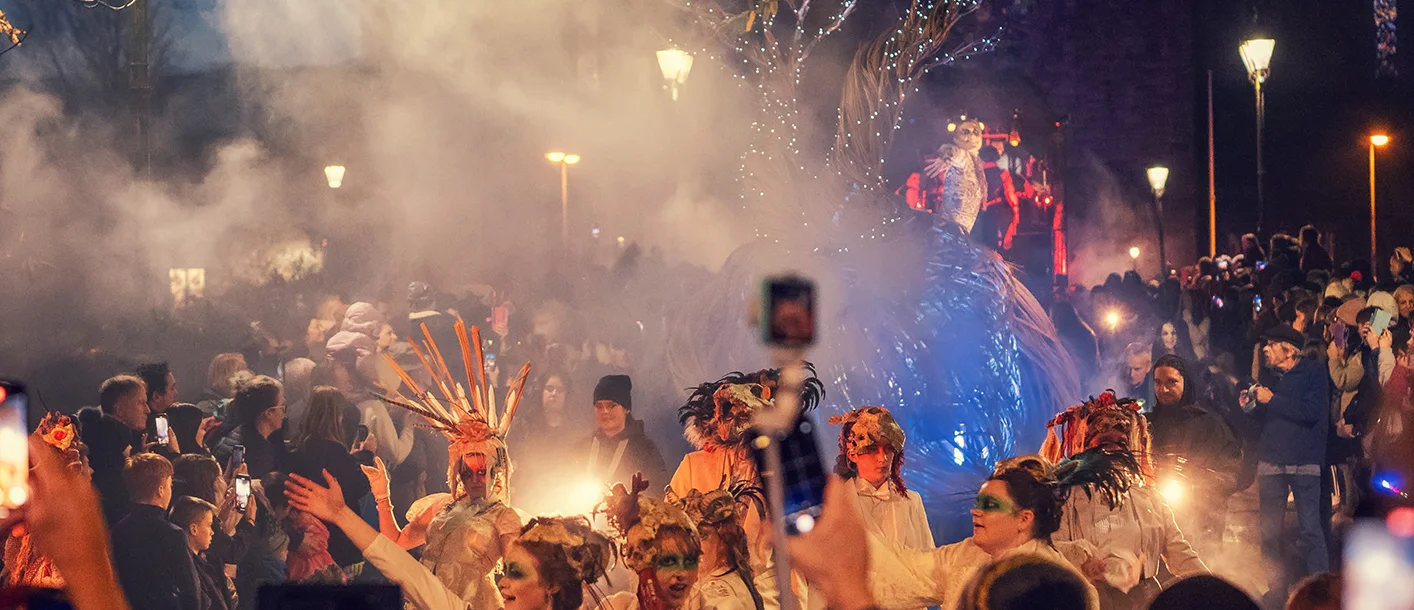 Samhain parade in Galway
