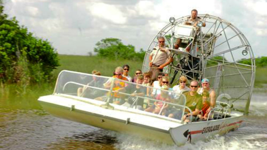 Airboat Ride in the Florida Everglades Miami Ocean Florida