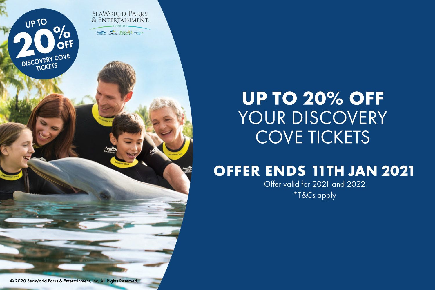 Discovery Cove Orlando Tickets Ocean Florida