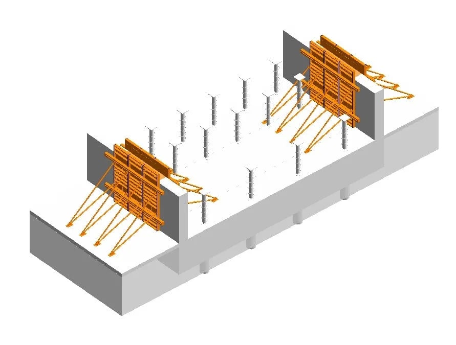 Ajax Tocco furnace foundation formwork design