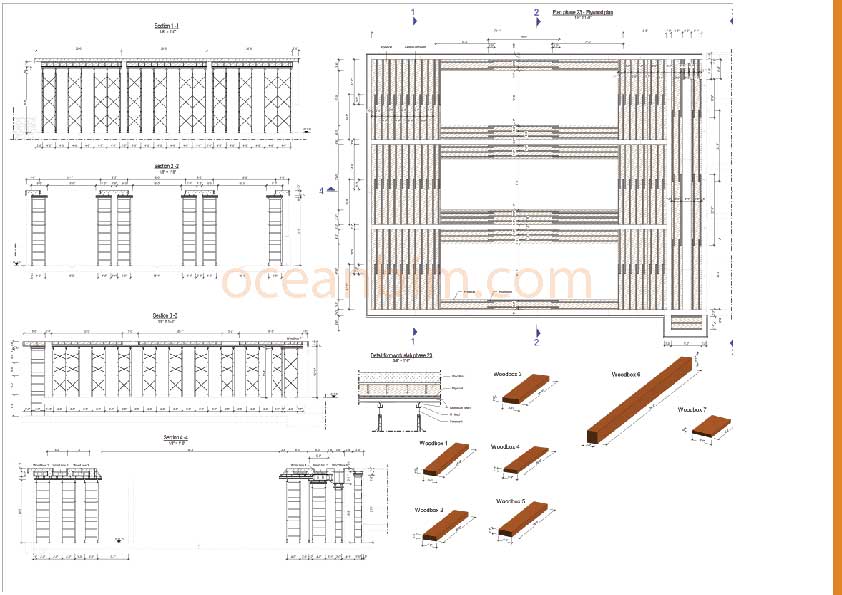 BRB & MBR Structure: formwork drawing 3