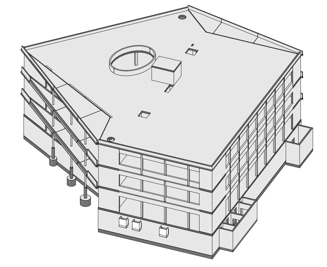 New office and residential building in Göttingen
