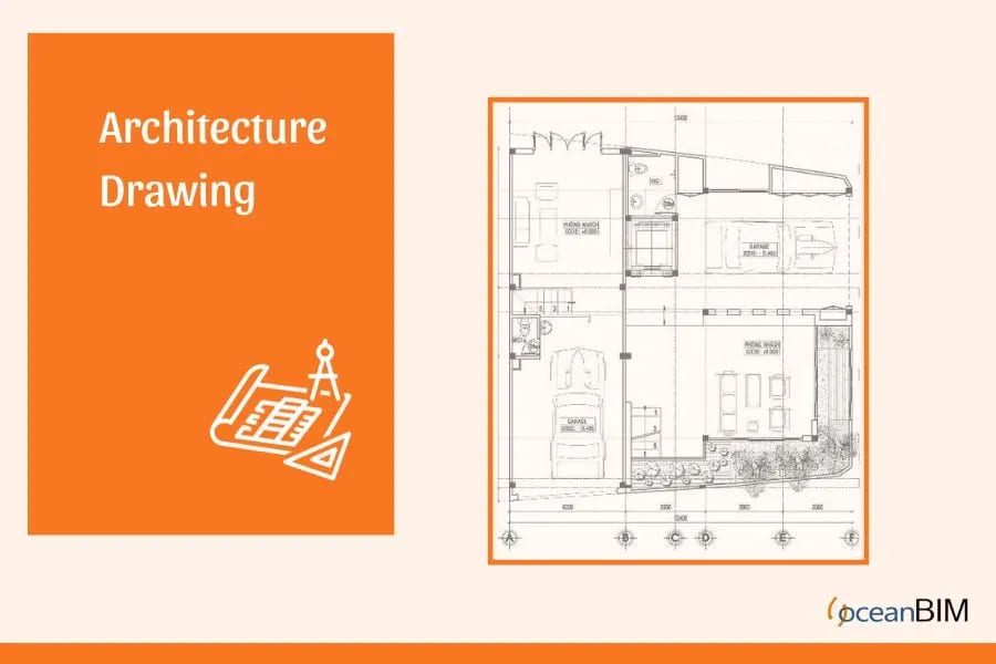 Architecture drawing model - oceanBIM 2022