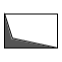Wall opening symbol: a rectangle with a sloped fill