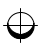 Circular crosshair symbol for a floor opening