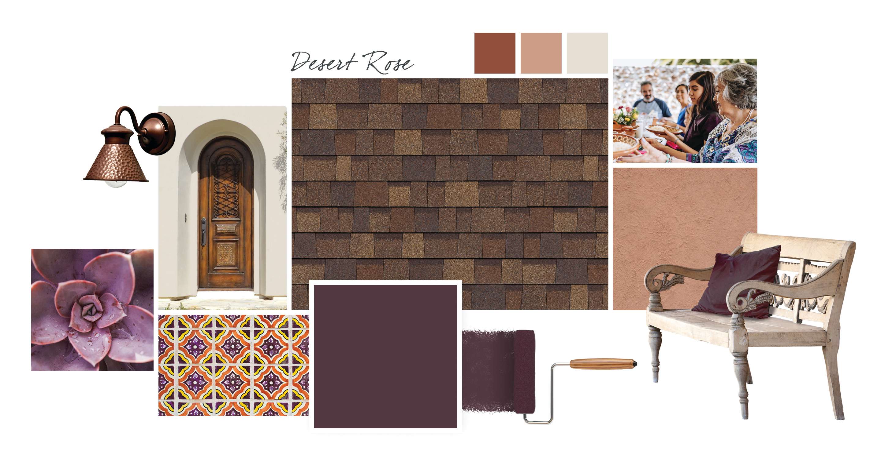 Pairing Type Blackberry & Desert Rose Owens Corning Roofing