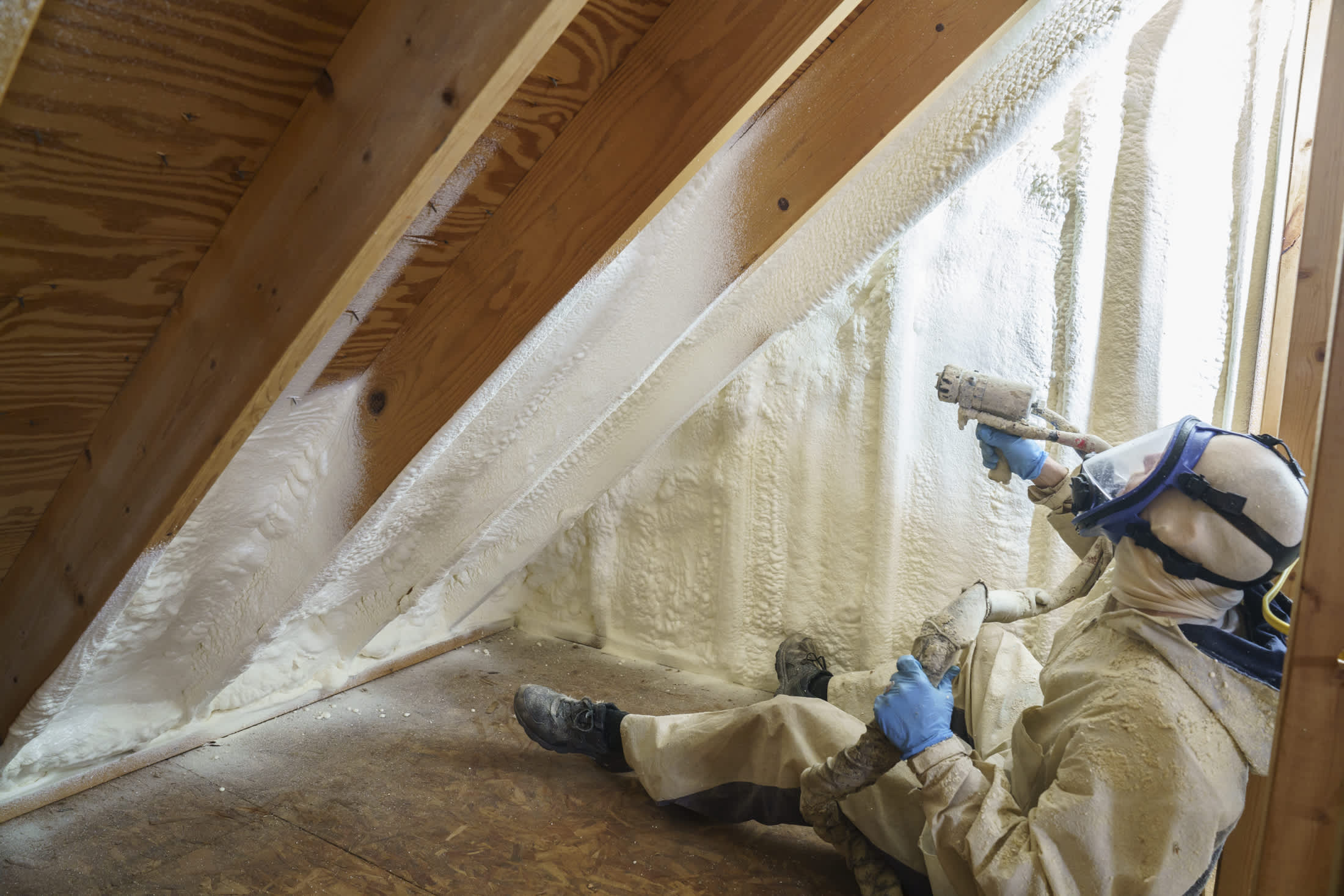 Spray Foam Insulation » Geothermal Energy Options, LLC