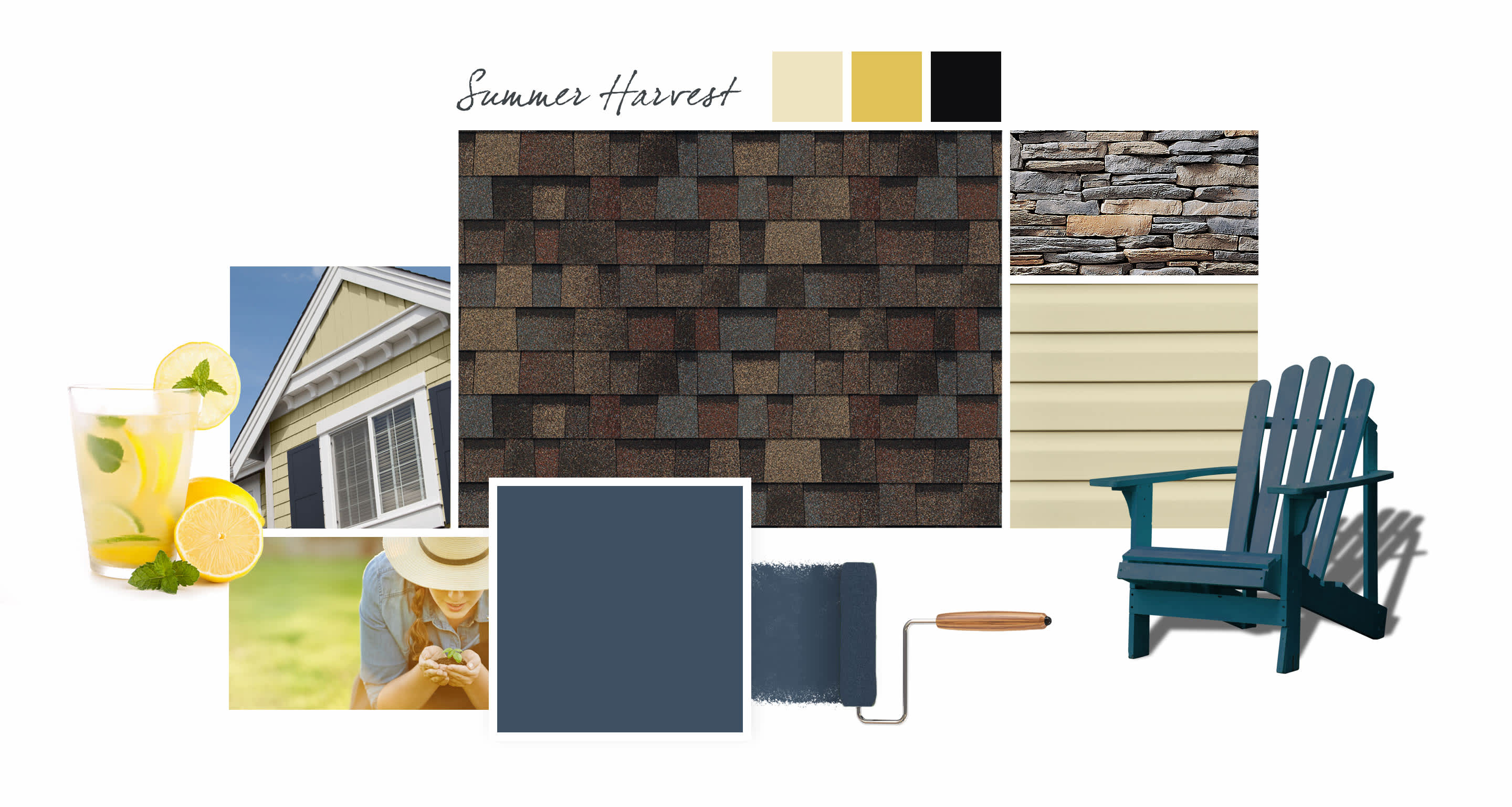 Pairing Type - Summer Harvest & Indigo Batik | Owens Corning Roofing
