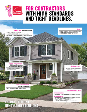 Owens Corning R-19 Faced Fiberglass Roll 23 Wide: Weatherproofing